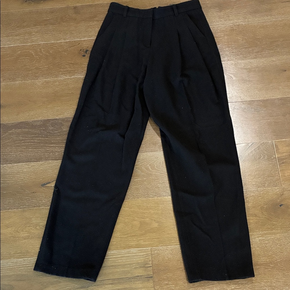 The Frankie Shop Black Wide Leg Pants